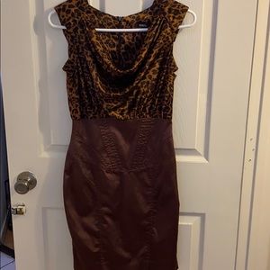 Brown Cheetah dress